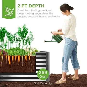 Best Choice Outdoor Metal Raised Garden Bed for All