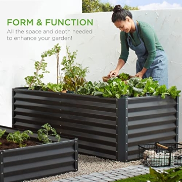 Best Choice Outdoor Metal Raised Garden Bed for All