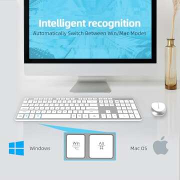 BFRIENDit Ultra-Quiet Wireless Keyboard and Mouse Combo