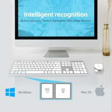 BFRIENDit Ultra-Quiet Wireless Keyboard and Mouse Combo