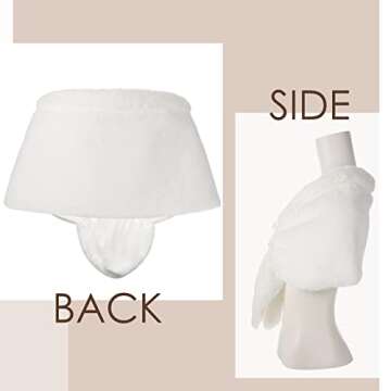 Geyoga Faux Fur Shawl Wrap Stole Shrug Winter Bridal Wedding Scarf with Brooches