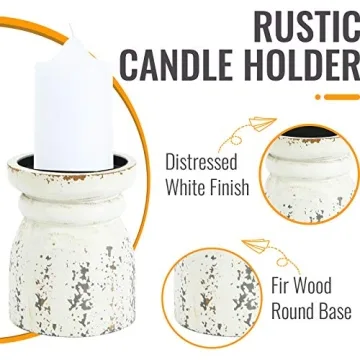 SOFE Rustic Vintage Candle Holder for Dining Table