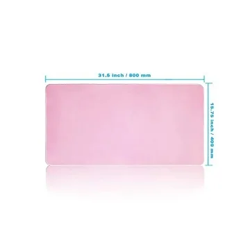 Stylish Extra-Large Pink Gaming Mouse Pad for All