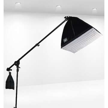 Fancierstudio 3800 Watt Softbox Video Lighting Kit Light Kit with Carrying Case by Fancierstudio 9060SB4