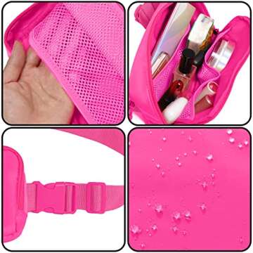 Joysoda Fanny Pack,Belt Bag,40 Inch Asjustable Strap Everywhere Belt Bag,for Women and Men