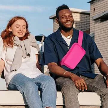 Joysoda Fanny Pack,Belt Bag,40 Inch Asjustable Strap Everywhere Belt Bag,for Women and Men