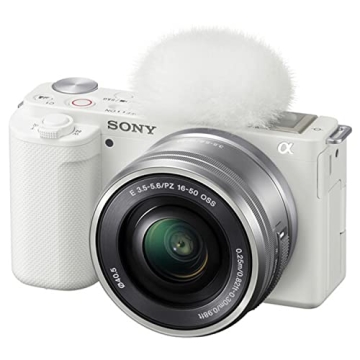 Sony ZV-E10 Mirrorless Camera Video Bundle with LED Light