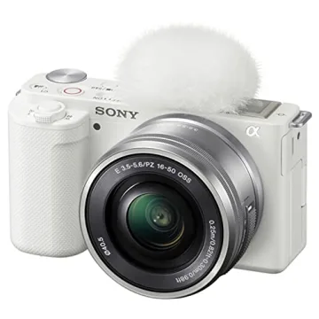Sony ZV-E10 Mirrorless Camera Video Bundle with LED Light