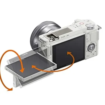 Sony ZV-E10 Mirrorless Camera Video Bundle with LED Light