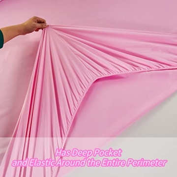 RYNGHIPY Sparkle Gradient Glitter Bedding Set for Kids