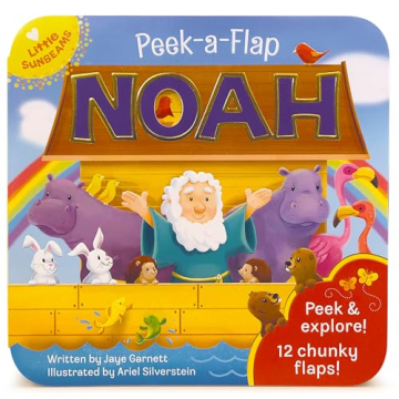Peek-a-Flap Noah: Durable Lift-a-Flap Board Book for Kids - Perfect Easter, Christmas Gift