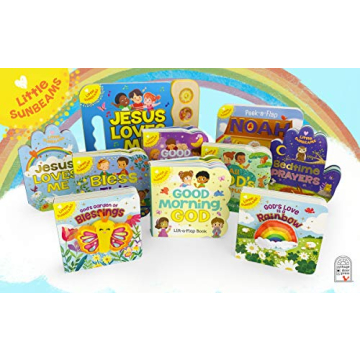 Durable Peek-a-Flap Noah Board Book for Toddlers - Perfect Gift