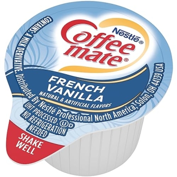French Vanilla Coffee Creamer Singles by Nestle