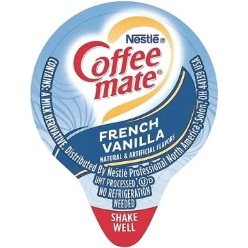 French Vanilla Coffee Creamer Singles by Nestle