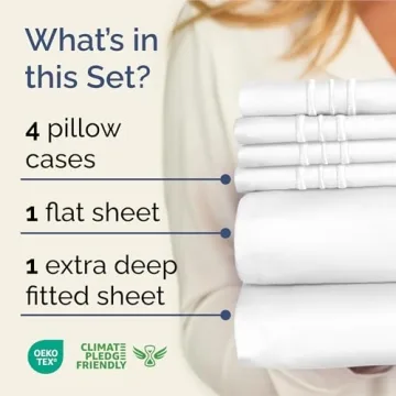 Buy Extra Deep King Sheet Set - Soft, Cool, & Breathable