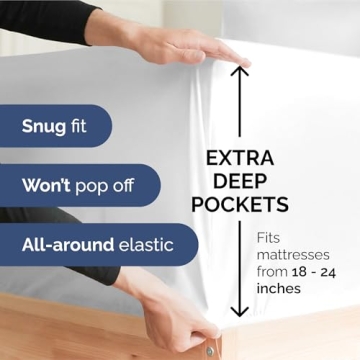 Buy Extra Deep King Sheet Set - Soft, Cool, & Breathable