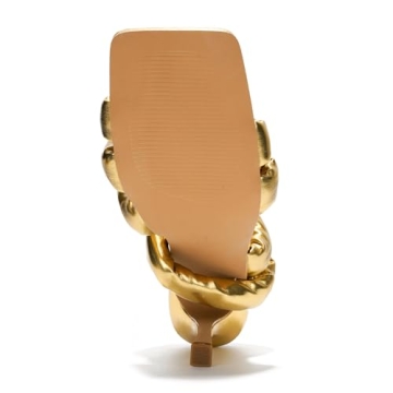 Cape Robbin Carlene Gold Strappy Heels Comfortable Stylish