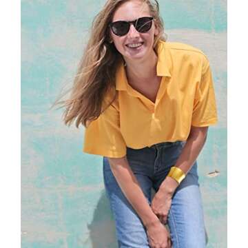 BOMAIL 2 Pcs Cuff Bangle Bracelet Set for Women Open Wide Wire Bracelets Gold Wrist Cuff Wrap Bracelet Adjustable