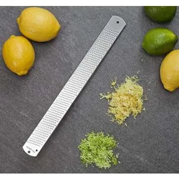 Microplane Stainless Steel Zester - Chef's Essential Tool