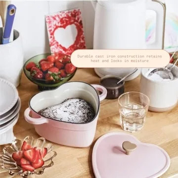 Heart Shaped Cast Iron Casserole by Drew Barrymore