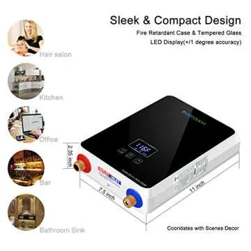 Instant Hot Water ECOTOUCH Tankless Heater 5.5KW