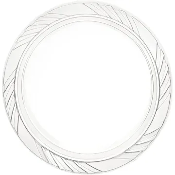 Munfix 200 Clear Disposable Plates - 7 Inch Set