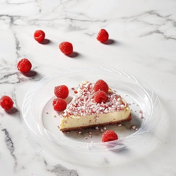 Munfix 200 Clear Disposable Plates - 7 Inch Set