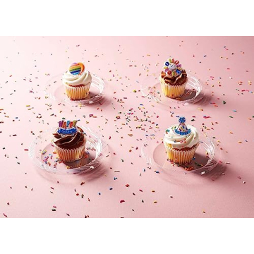 Munfix 200 Clear Disposable Plates - 7 Inch Set