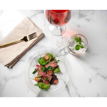 Munfix 200 Clear Disposable Plates - 7 Inch Set