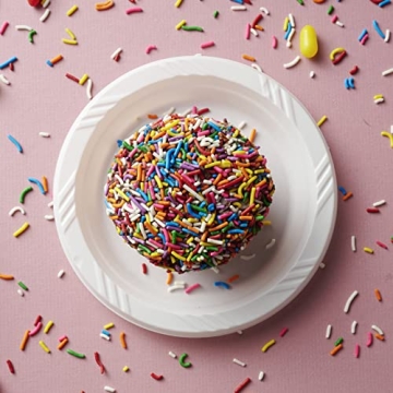 Munfix 200 Clear Disposable Plates - 7 Inch Set