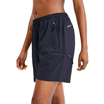 SANTINY Women's Hiking Shorts Quick Dry Lightweight Cargo