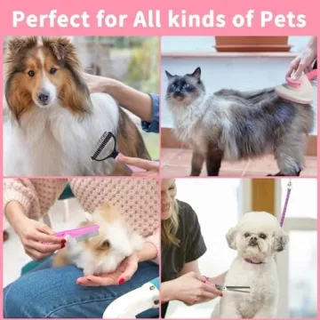 Complete 9PCS Grooming Kit for Dogs and Cats - All Breeds
