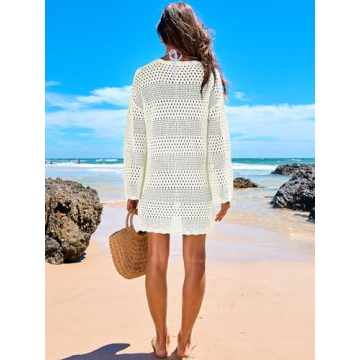 ANRABESS Women’s Crochet Swim Cover Up - X-Large