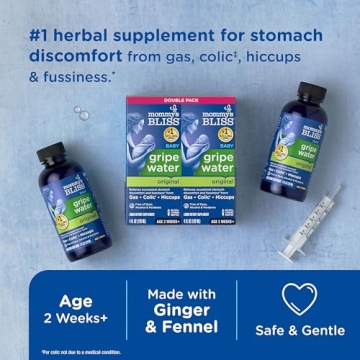 Mommy's Bliss Double Pack Gripe Water Soothes Infants