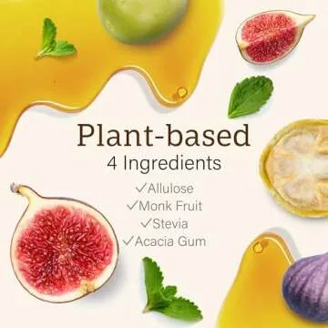 My Normal Keto Allulose 17.1 Fl Oz - Allulose, Monk Fruit and Stevia Blend, Zero Calorie Sweetener, 1:1 Sugar Substitute, Gluten Free, No Erythritol & Glycemic Impact, 0g Net Carbs - Keto, Paleo, Vegan Friendly