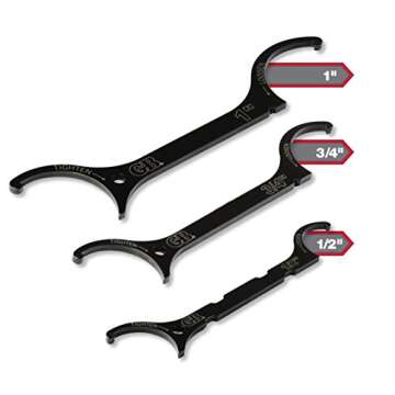 Garder Bender LNW-KIT Locknut Wrench Kit, ½ & ¾ Inch, Durability Meets Versatility in Tight Spaces