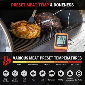Wireless Meat Thermometer with Bluetooth & Probes