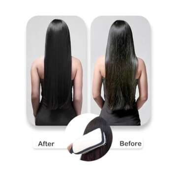 Self Cleaning Hair Brush with Easy Clean Features for All Hair Types