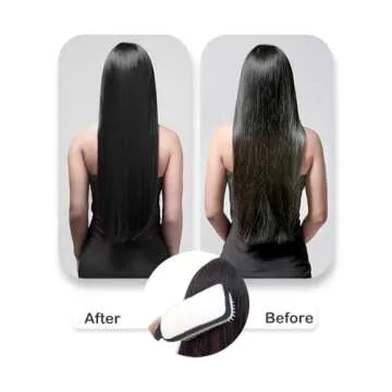 Self Cleaning Hair Brush with Easy Clean Features for All Hair Types