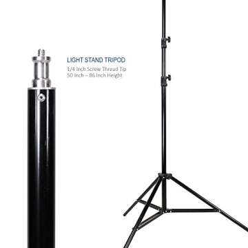 LimoStudio 700W Photo Softbox Lighting Kit, Studio Light Diffuser Reflector 24 x 24 Inch, Photo Equipment Carry Bag, Photography Studio, AGG2138