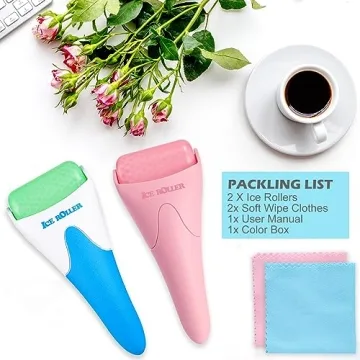 AFOUNDA 2-Pack Ice Rollers for Face and Eye Care
