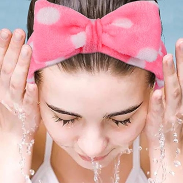 UMIKU 8 Pack Soft Coral Fleece Headbands for Women