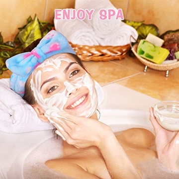 UMIKU 8 Pack Soft Coral Fleece Headbands for Women