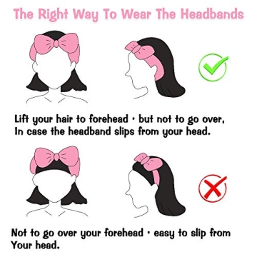 UMIKU 8 Pack Soft Coral Fleece Headbands for Women