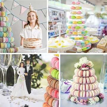 Frigatebird Macaron Tower Display Stand for Events