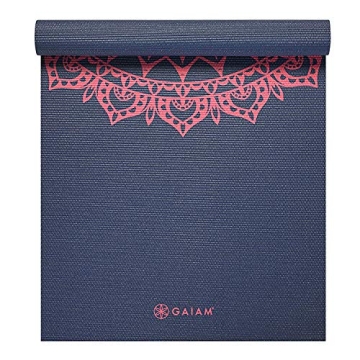 Gaiam Non-Slip Yoga Mat Free Yoga Class Lightweight