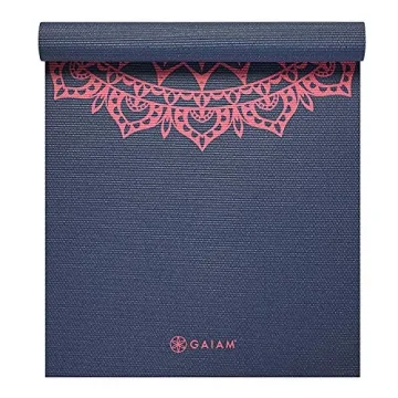 Gaiam Non-Slip Yoga Mat Free Yoga Class Lightweight