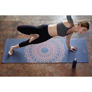 Gaiam Non-Slip Yoga Mat Free Yoga Class Lightweight