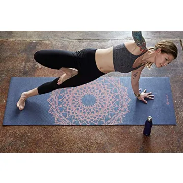 Gaiam Non-Slip Yoga Mat Free Yoga Class Lightweight