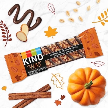KIND THINS Chocolate Pumpkin Spice Healthy Snack Bars